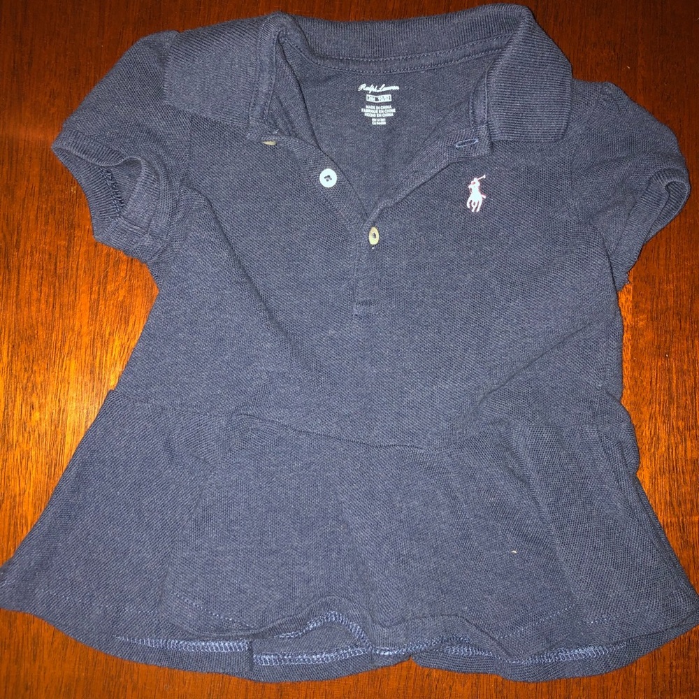 Ralph Lauren Baby girl Cotton Mesh Polo Shirt